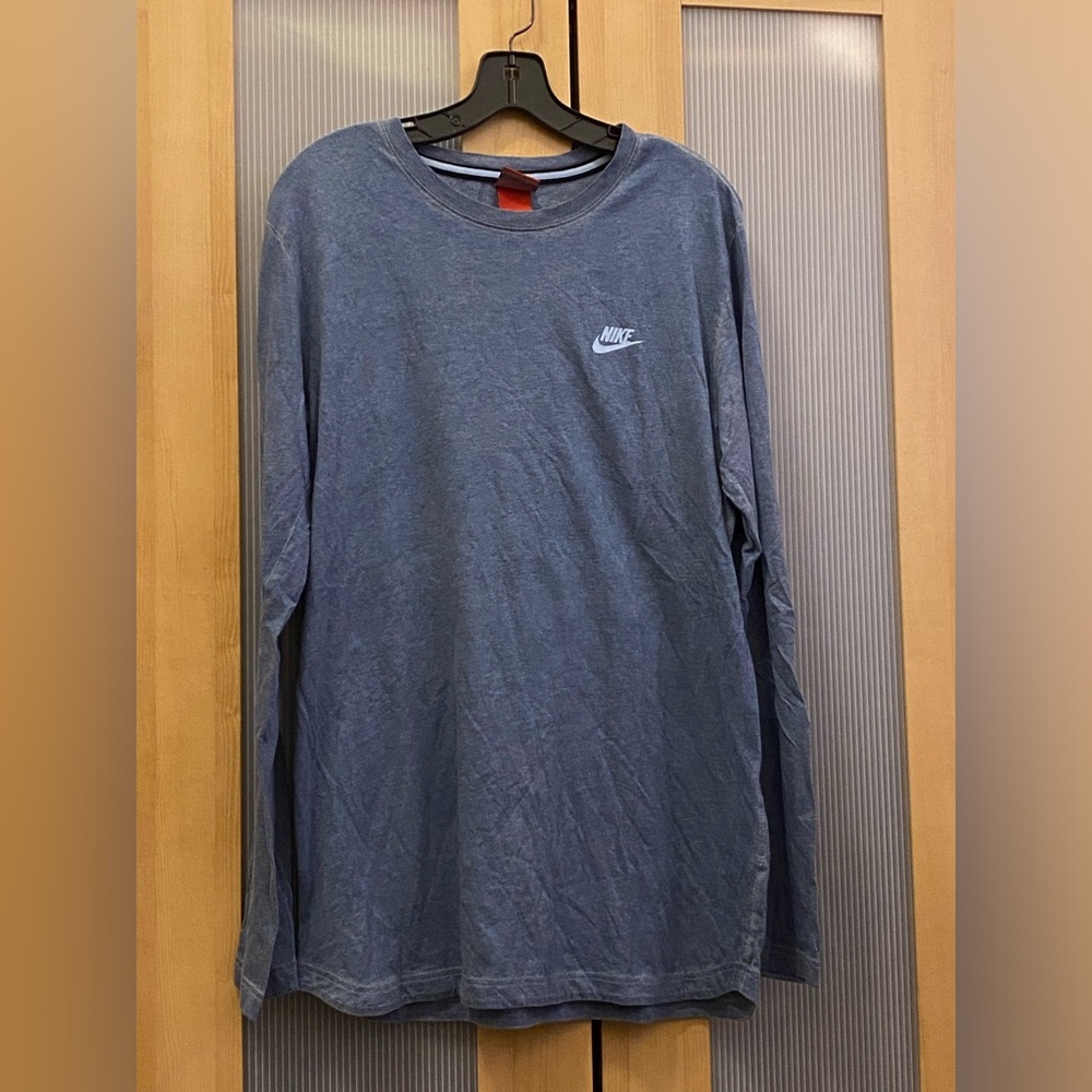 Nike long sleeve blue top Size Medium